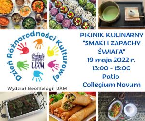 Piknik kulinarny „Smaki i zapachy świata” organizowany z okazji Dnia Różnorodności Kulturowej