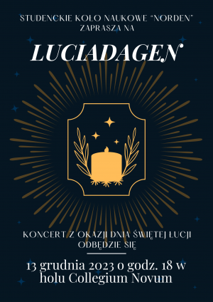 Luciadagen - koncert z okazji Dnia Świętej Łucji